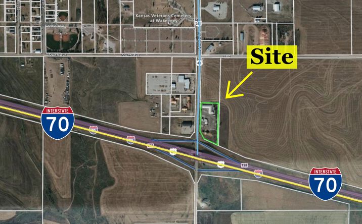 Pictures of Retail property located at 704 S 13th St, WaKeeney, KS 67672 for sales - image #1