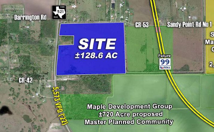 Pictures of Land, Retail property located at SEC of FM-521 & CR-53, Rosharon, TX 77583 for sales - image #1