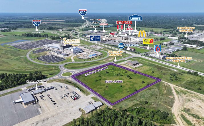 Pictures of Land property located at US-79, Pine Bluff, AR 71601 for sales - image #1