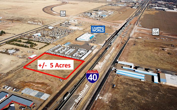 Pictures of Land property located at I-40 W, Amarillo, TX 79124 for sales - image #1
