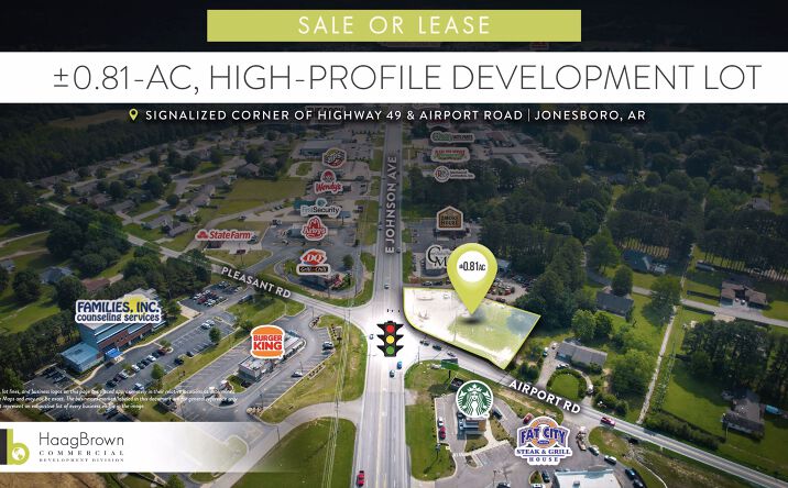 Pictures of Land property located at 1722 Airport Rd, Jonesboro, AR 72401 for sales - image #1
