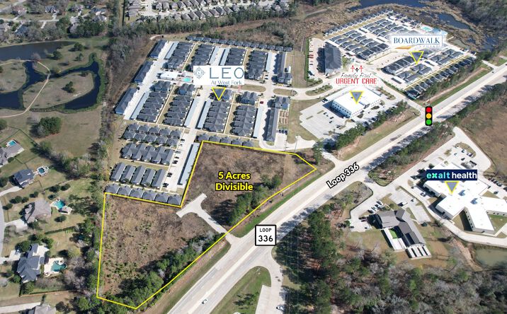 Pictures of Land property located at 5 Acres Loop 336, Conroe, TX 77304 for sales - image #1