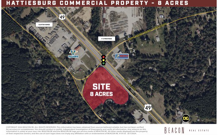 Pictures of Land property located at 7297 US 49, Hattiesburg, MS 39402 for sales - image #1