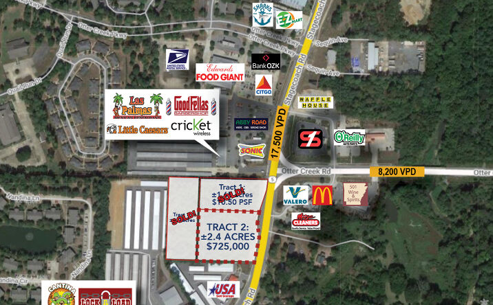 Pictures of Land property located at Corner of Otter Creek and Stagecoach Road, Little Rock, AR 72210 for sales - image #1