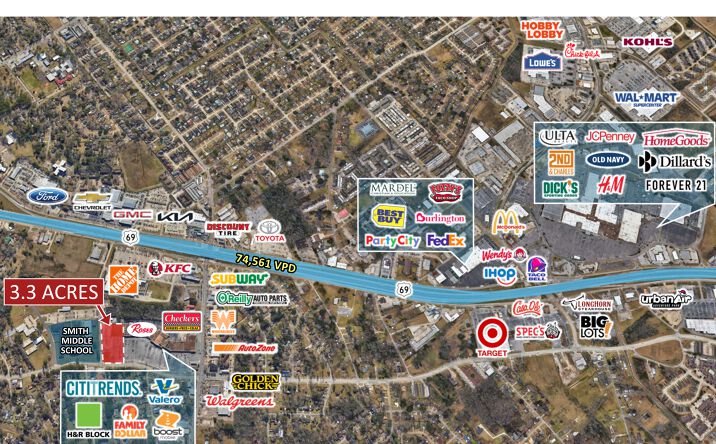 Pictures of Land property located at 4645 Concord Rd, Beaumont, TX 77703 for sales - image #1