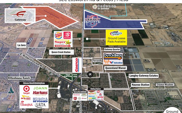 Pictures of Land property located at SEC Ellsworth Rd. & Pecos Rd., Mesa, AZ 85212 for sales - image #1