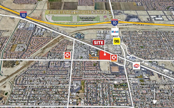 Pictures of Land, Multifamily, Retail property located at Fred Waring Dr & Hoover St, Indio, CA 92201 for sales - image #1