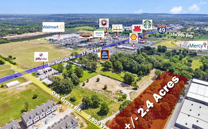Pictures of Land property located at 657 Oak Grove Rd, Springdale, AR 72762 for sales - image #1