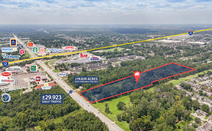 Pictures of Land property located at 1444 O'Neal Ln, Baton Rouge, LA 70816 for sales - image #1