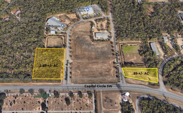 Pictures of Land property located at 4328 Aviation Ave & 4341 Airport Commerce Blvd, Tallahassee, FL 32310 for sales - image #1