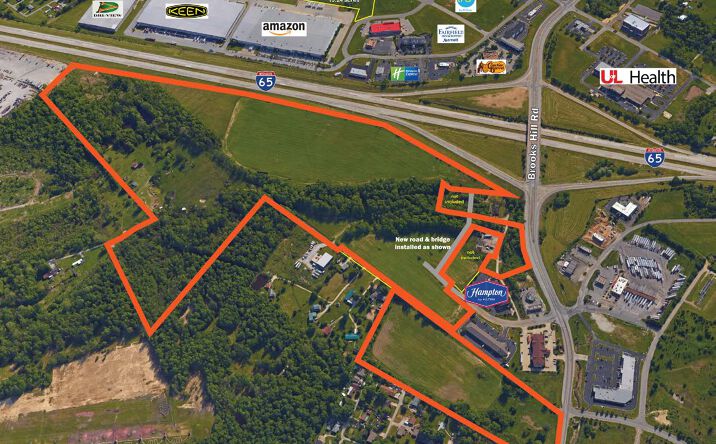Pictures of Land property located at I-65 & Brooks Hill Rd, Brooks, KY 40109 for sales - image #1