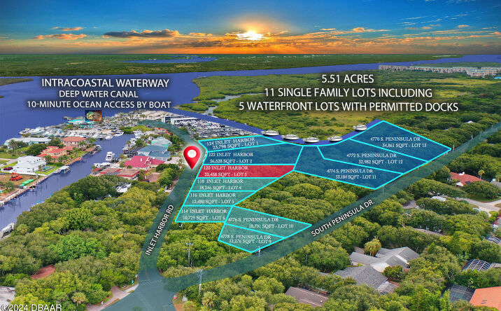 Pictures of Land property located at 120 Inlet Harbor Road, Ponce Inlet, FL 32127 for sales - image #1