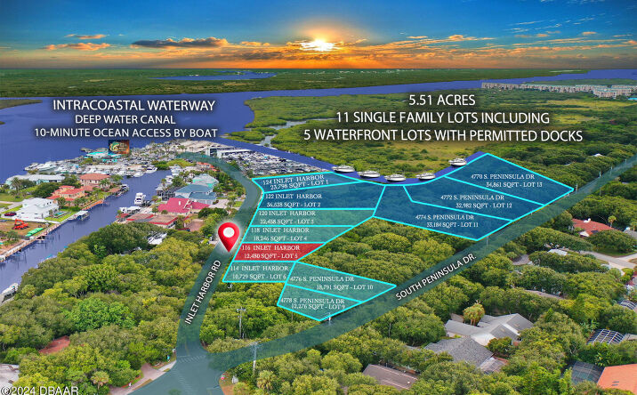 Pictures of Land, Multifamily property located at 116 Inlet Harbor Road, Ponce Inlet, FL 32127 for sales - image #1