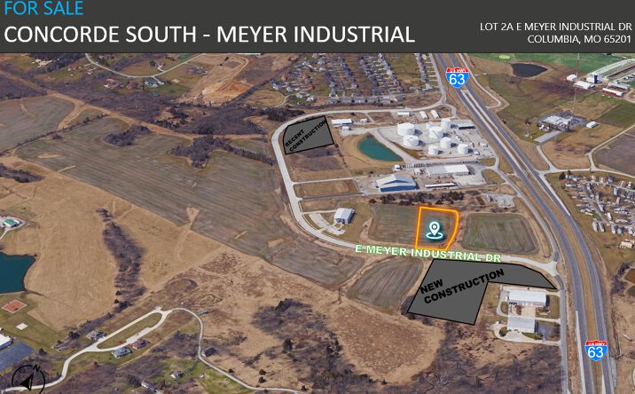 Pictures of Land property located at Lot 2A E Meyer Industrial Dr, Columbia, MO 65201 for sales - image #1