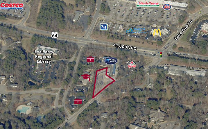 Pictures of Land property located at 1970 Lake Pine Dr, Apex, NC 27502 for sales - image #1