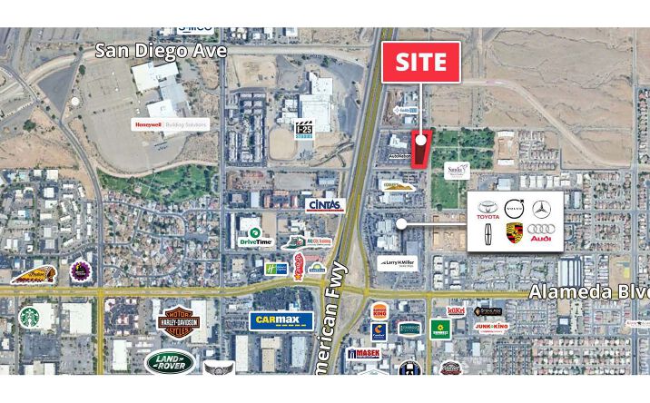 Pictures of Land property located at 9100 Pan American Fwy NE, Albuquerque, NM 87113 for sales - image #1
