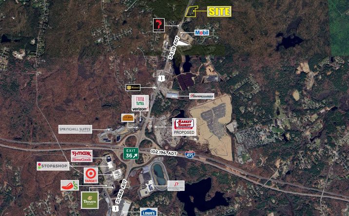 Pictures of Land property located at 485 Washington St, Wrentham, MA 02093 for sales - image #1