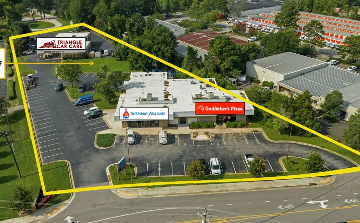 Pictures of Industrial, Land, Retail property located at 6425 & 6429 Glenwood Ave, Raleigh, NC 27612 for sales - image #1