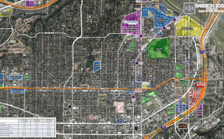 Pictures of Land property located at 750 E Jefferson Blvd, Dallas, TX 75203 for sales - image #1