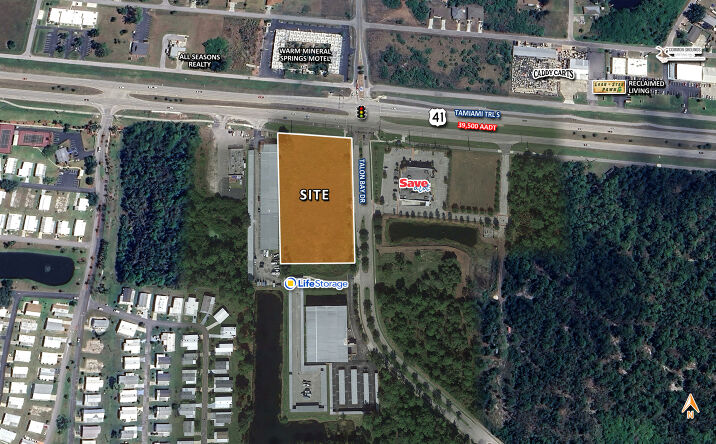 Pictures of Land property located at 12580 S Tamiami Trail, North Port, FL 34287 for sales - image #1