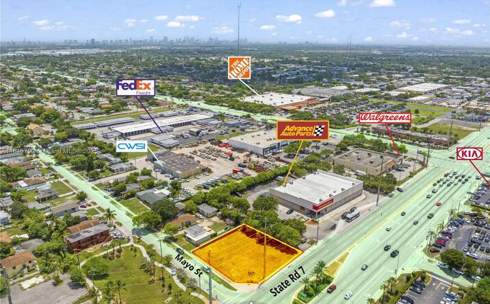 Pictures of Land property located at 1501 S State Road 7 Rd, Hollywood, FL 33023 for sales - image #1