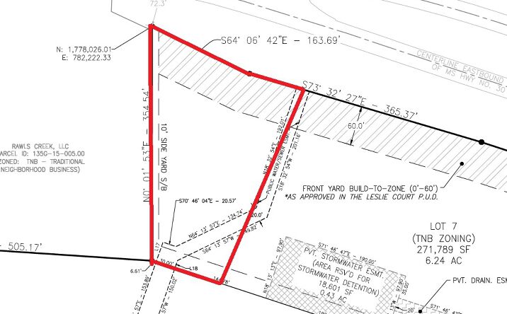 Pictures of Land property located at Hwy 30 E, Oxford, MS 38655 for sales - image #1