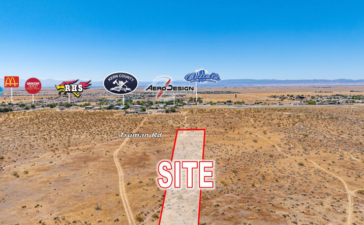 Pictures of Land property located at 4000 Truman Rd, Rosamond, CA 93560 for sales - image #1