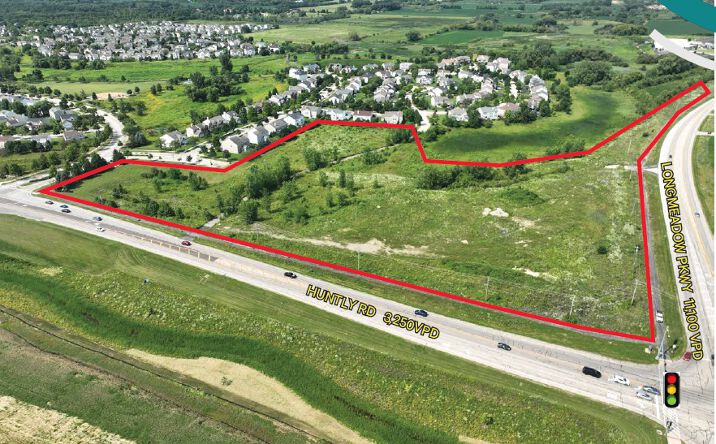 Pictures of Land property located at SWC Huntly Road & Longmeadow Pkwy, Carpentersville, IL 60110 for sales - image #1