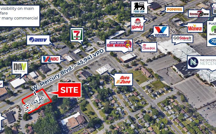 image of property at 4800 W MERCURY BLVD Hampton VA 23666-3726