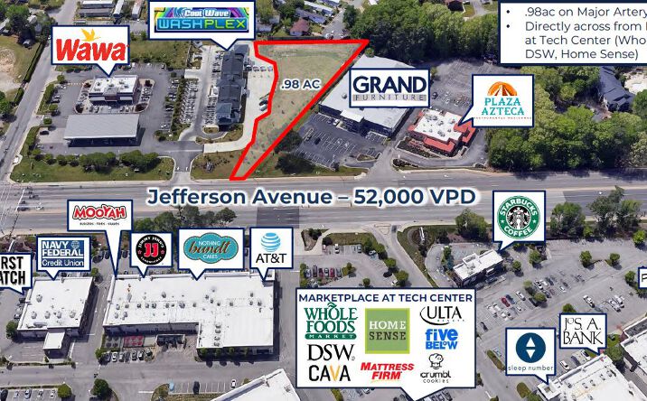 Pictures of Land property located at 12095 Jefferson Ave, Newport News, VA 23606 for sales - image #1