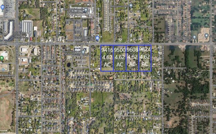 Pictures of Office, Land property located at 9416 E Reno Ave, Midwest City, OK 73130 for sales - image #1