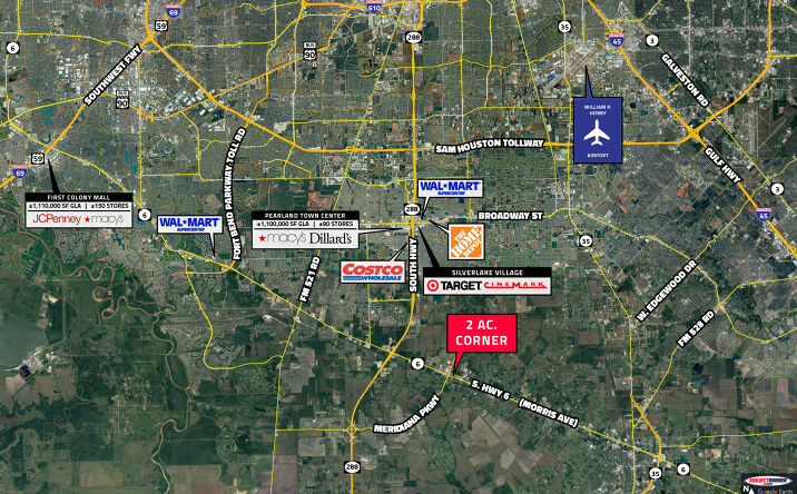 Pictures of Land property located at Hwy 6 & Wilson Rd, Manvel, TX 77578 for sales - image #1