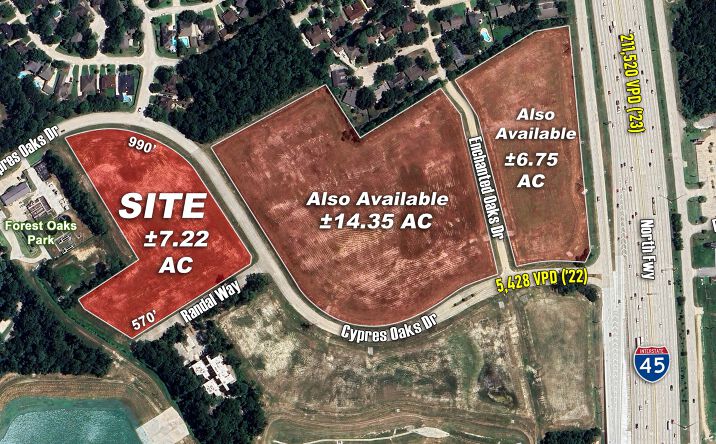 Pictures of Retail, Industrial property located at NWC of Cypress Oaks Dr & Randal Way, Spring, TX 77388 for sales - image #1