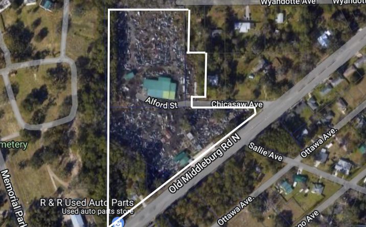 image of property at 1465 OLD MIDDLEBURG RD N Jacksonville FL 32205-1171 APN: 011657 0000