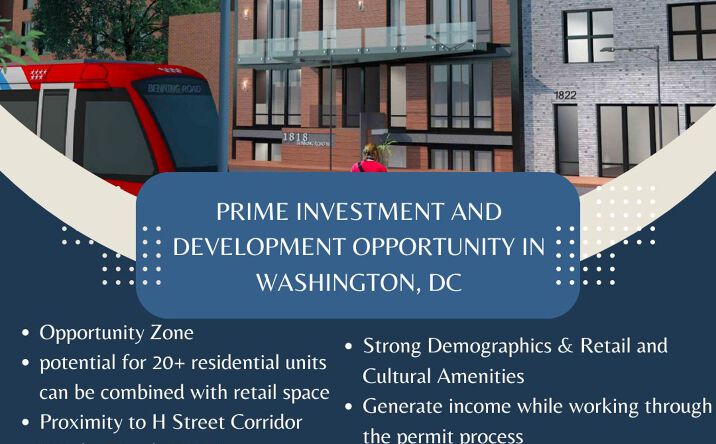 Pictures of Mixed Use, Multifamily, Retail property located at 1818-1820 Benning Rd NE, Washington, DC 20002 for sales - image #1