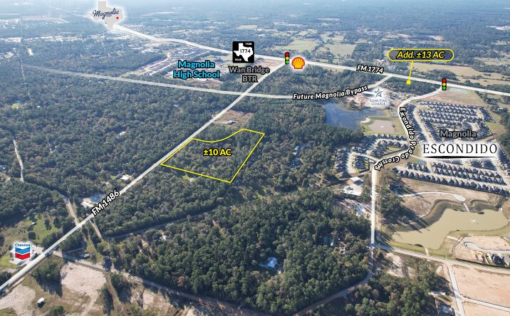 Pictures of Land property located at 1043 FM 1486, Magnolia, TX 77354 for sales - image #1