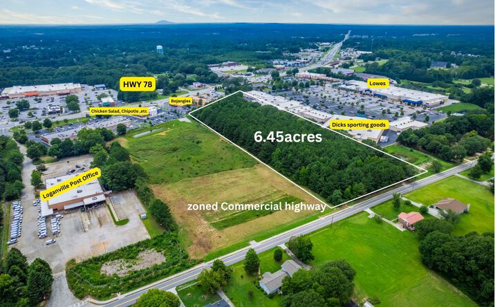 Pictures of Land, Special Purpose, Retail, Hospitality property located at 4082 Atlanta Highway, Loganville, GA 30052 for sales - image #1
