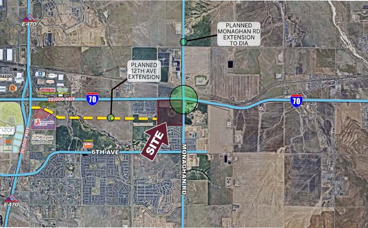 Pictures of Land property located at I-70 & Monaghan Road, Aurora, CO 80018 for sales - image #1