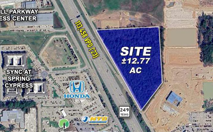 Pictures of Land property located at Sh 249 & Spring Cypress Rd, Tomball, TX 77375 for sales - image #1