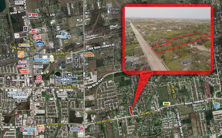 Pictures of Land property located at 1203 Massey Tompkins Rd, Baytown, TX 77521 for sales - image #1