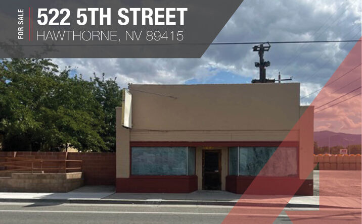 Pictures of Retail property located at 522 E St, Hawthorne, NV 89415 for sales - image #1