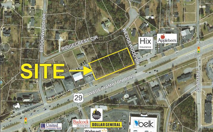 Pictures of Land property located at 1864 W Wade Hampton Blvd, Greer, SC 29650 for sales - image #1