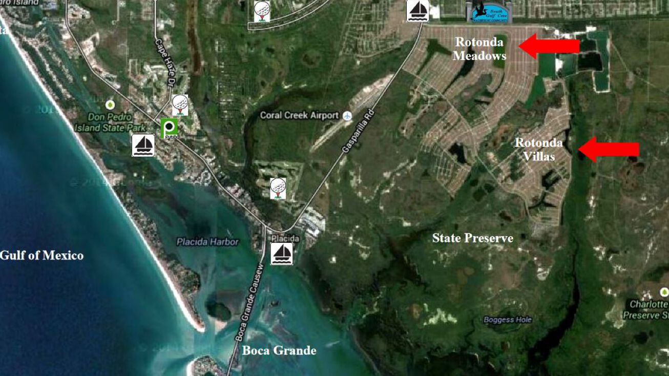 Rotonda Meadows/Villas Subdivision, Placida, FL 33947