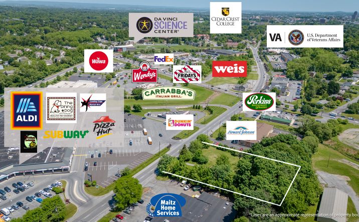 Pictures of Land property located at 3250 Hamilton Blvd, Allentown, PA 18103 for sales - image #1