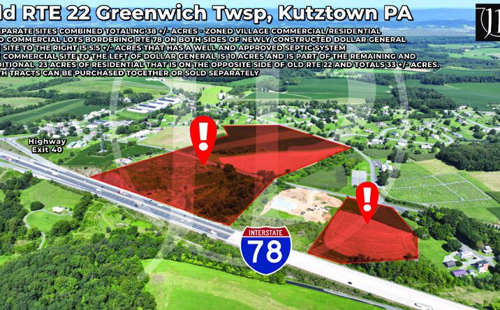 Pictures of Land property located at 3944 Old Route 22, Kutztown, PA 19530 for sales - image #1