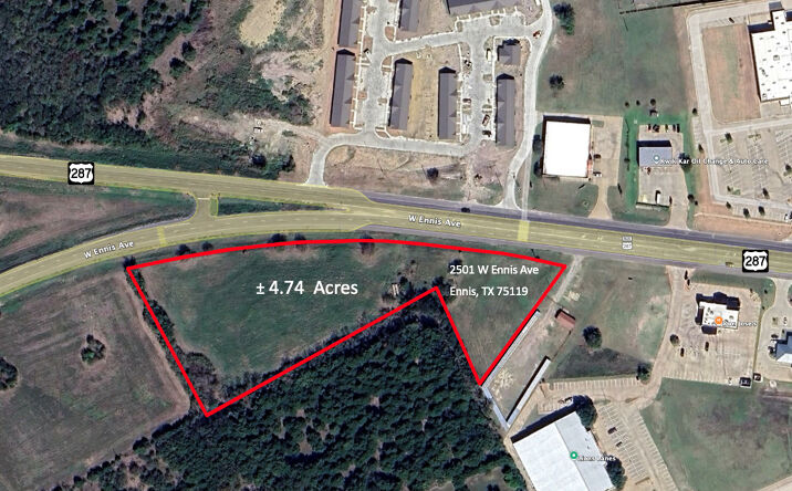 Pictures of Land property located at 2501 W Ennis Ave, Ennis, TX 75119 for sales - image #1