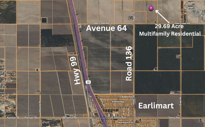 Pictures of Land, Multifamily property located at 6600 Rd 136, Earlimart, CA 93219 for sales - image #1