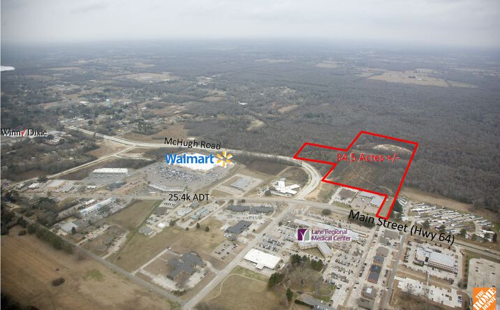 Pictures of Land property located at Hwy 64 @ Montegudo Blvd, Zachary, LA 70791 for sales - image #1