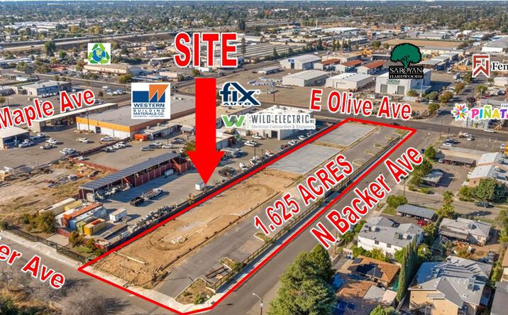 Pictures of Industrial, Office property located at 4630 E Olive Ave, Fresno, CA 93702 for sales - image #1