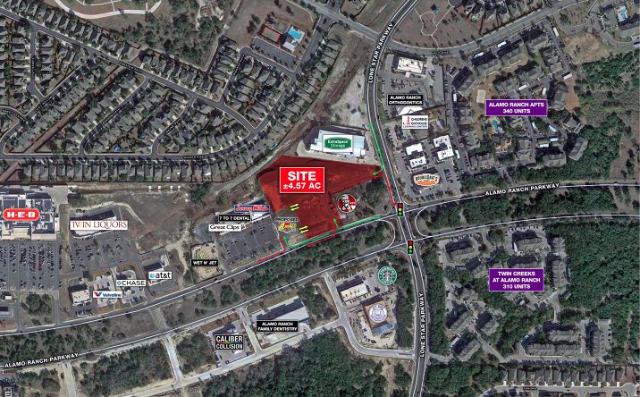 Pictures of Land property located at NWQ Alamo Ranch Pkwy & Lone Star Pkwy, San Antonio, TX 78523 for sales - image #1